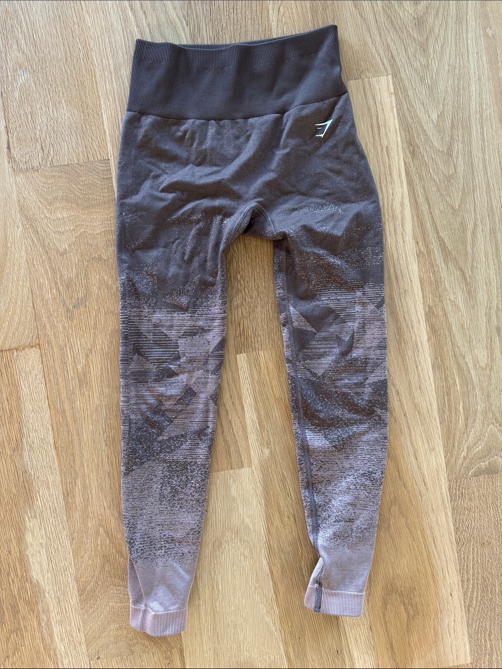 Gymshark womens Seamless High-Waist Leggings - Brown Gradient size xs